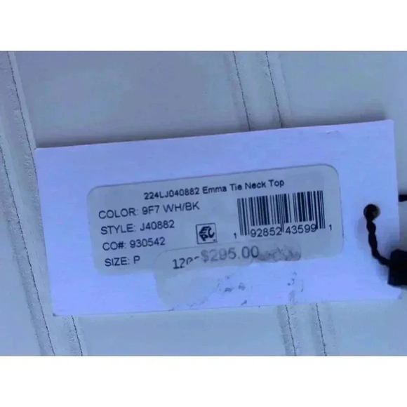 Milly Emma Blouse Leopard Print Sleeveless Halter Top Blouse Petite NEW 1078 - Picture 7 of 7